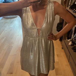 Oh My Love | Metallic dress